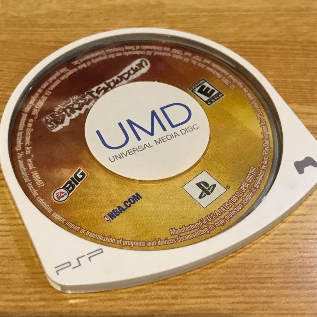 NBA Street Showdown PSP Games (DISC ONLY) (Category: PlayStation) located in Caloocan City. Submitted by Jorumack_Shop (Listing ID 1451711059, Image 1). Description: Original NBA Street Showdown PSP Games (DISC ONLY) Tested and working Good condition Secondhand, (expect some light scratches & discoloration due to usage) ENGLISH language (USA/EUR) UMD Disc Only, WALANG Case or Manual Payment: • Cash (meetup)/Bank transfer/GoTyme or GCash Meetups: 
