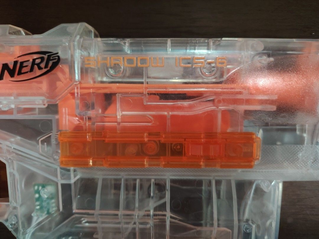 Nerf Modulus Ghost Ops Shadow ICS-6 (Category: Toys & Games) located in Seremban. Submitted by gerobokfirdaus (Listing ID 1451715721, Image 2). Description: Pos RM10 SM bullet not provided.