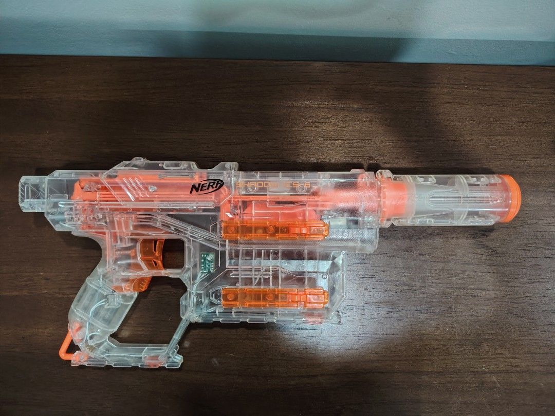 Nerf Modulus Ghost Ops Shadow ICS-6 (Category: Toys & Games) located in Seremban. Submitted by gerobokfirdaus (Listing ID 1451715721, Image 1). Description: Pos RM10 SM bullet not provided.