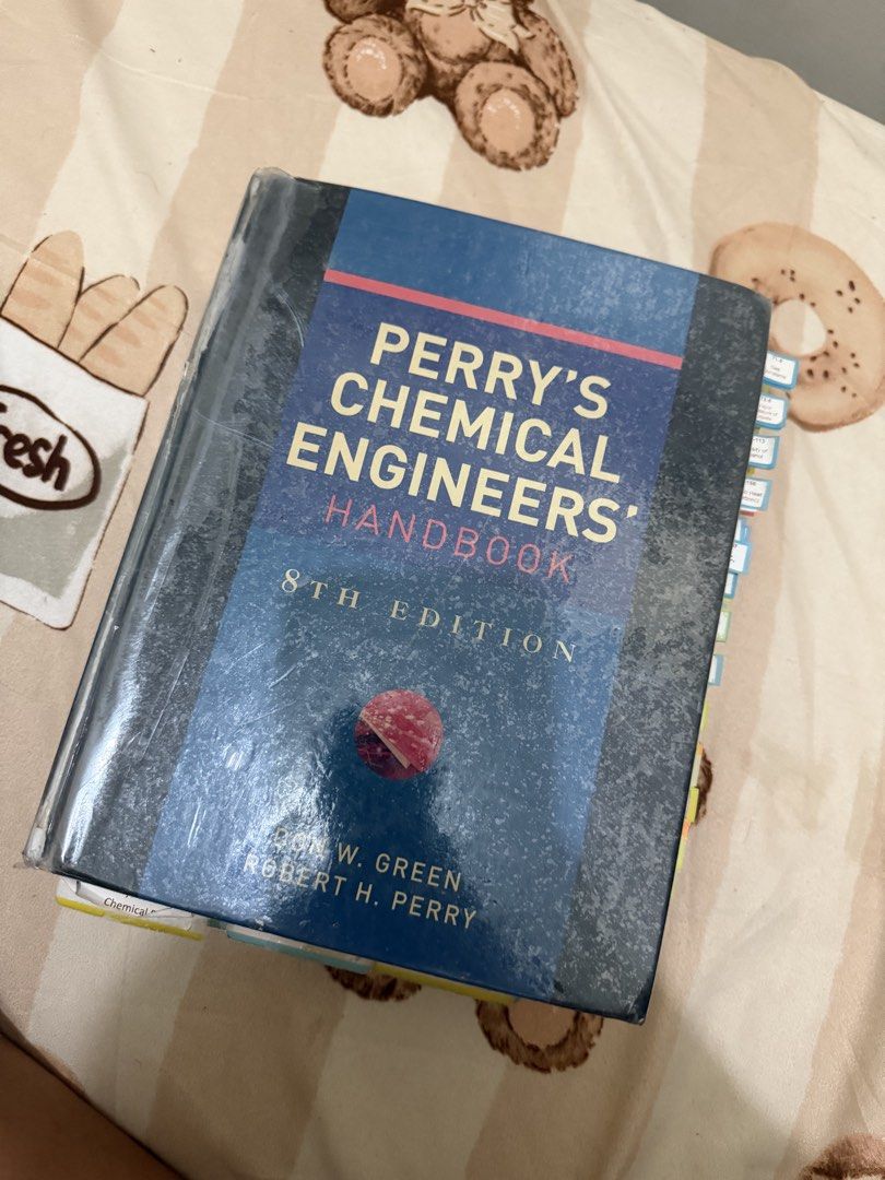 Perry’s Handbook (Category: Textbooks) located in Manila. Submitted by ferminjayn24871 (Listing ID 1451889422, Image 2). Description: Chemical Engineering Board Exam Essentials!!! - Perry’s 8th Ed: may tabs na and some highlights (Papasa kayo dito).