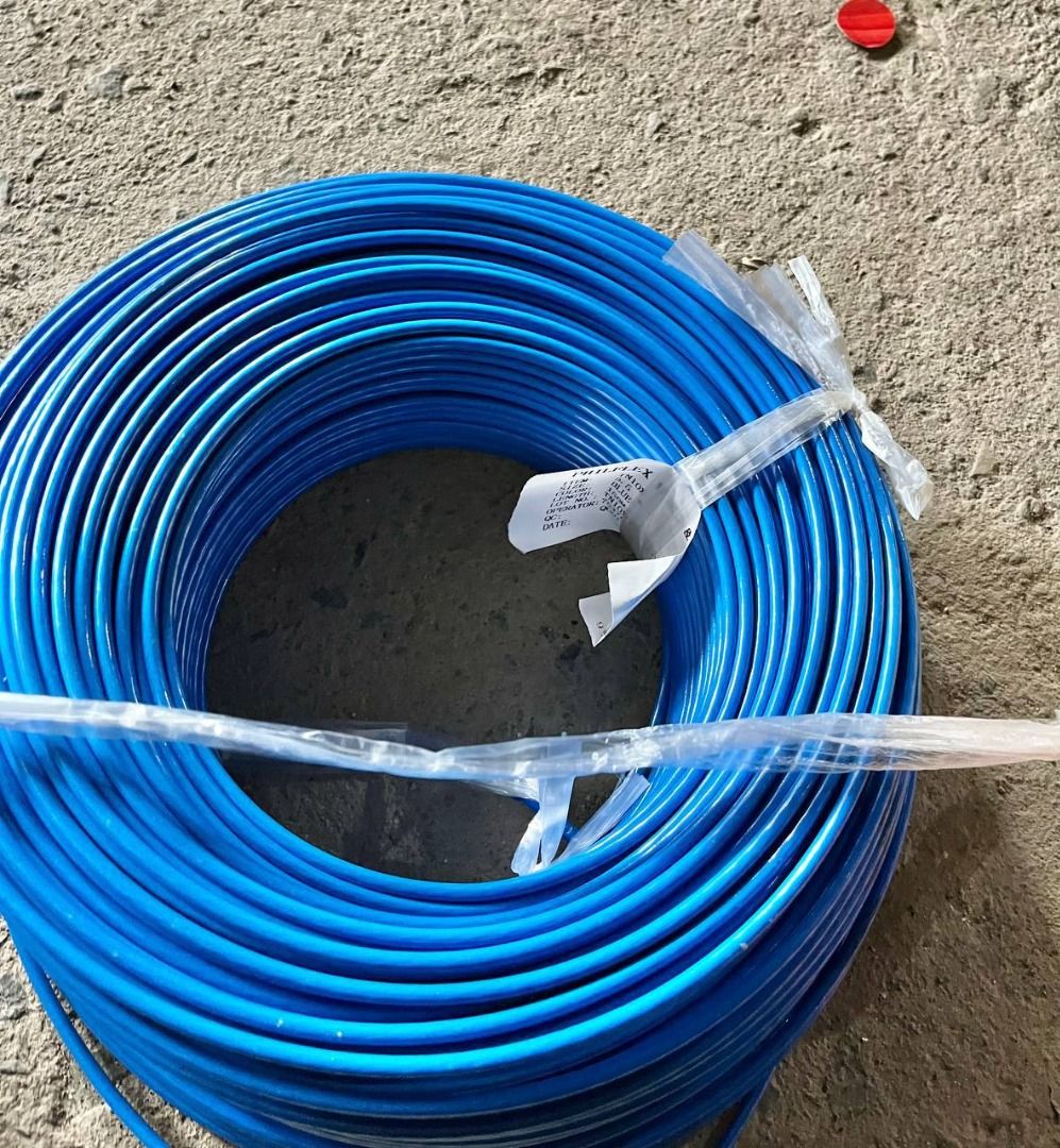 Philflex Thhn wire Size : 5.5mm2 blue (Category: Everything Else Others) located in Manila. Submitted by 09171479278_elsie. (Listing ID 1451775501, Image 2). Description: Philflex Thhn wire Size : 5.5mm2 blue.