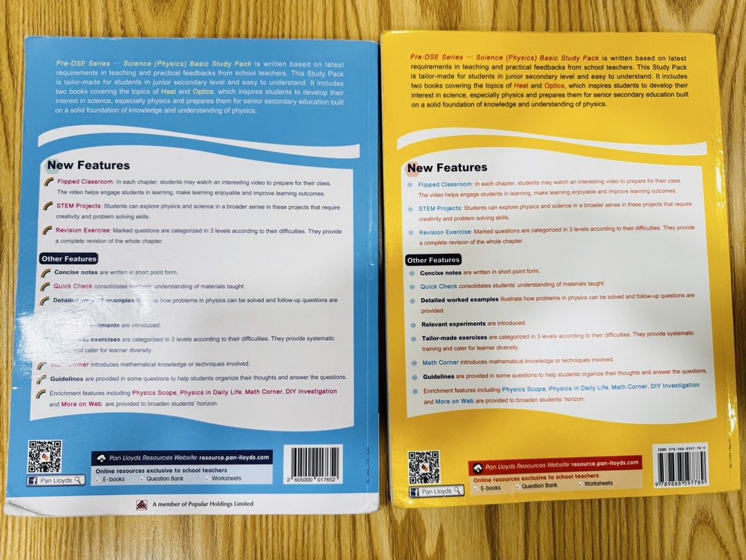 Pre-DSE Series: Science (Physics) Basic Study Pack （分類：教科書）位於 Hong Kong。 由 rubyto919 提交（商品編號 1451722138，圖片 2）。簡介： Pre-DSE Series: Science (Physics) Basic Study Pack OPTICS HEAT 星期一至五9:30至晚上6:30 上環地鐵站或 7:30後青衣機鐵交收 每本$40 。