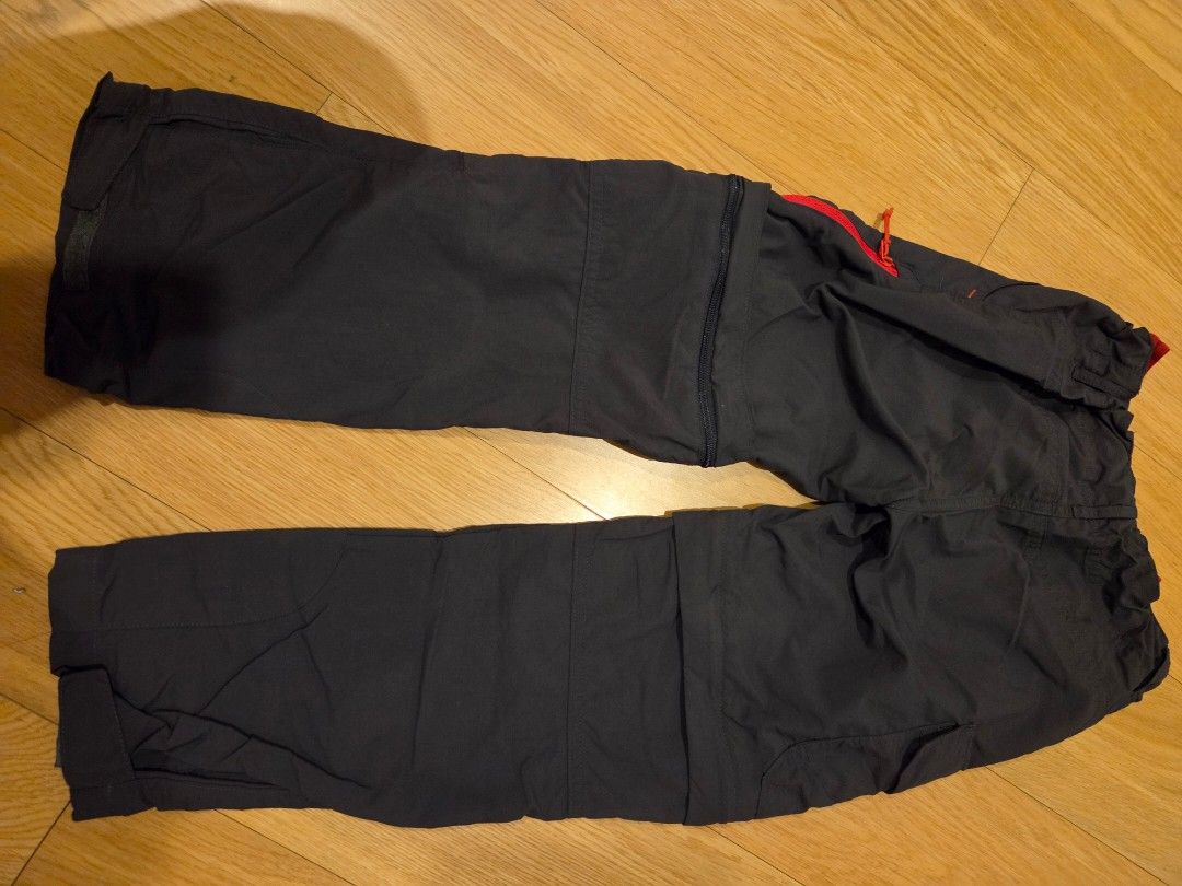 Quechua Convertible Hiking Pants (Category: Babies & Kids Fashion) located in Makati City. Submitted by kanixa (Listing ID 1451815812, Image 3). Description: - Versatile Quechua zip-off pants: easily convert to shorts! - Ideal for hiking, trekking, and all outdoor activities. - Made from durable yet lightweight material for comfort. - Features an elasticated waistband for a snug fit. - Multiple pockets for convenient storage. - Distinctive red pu