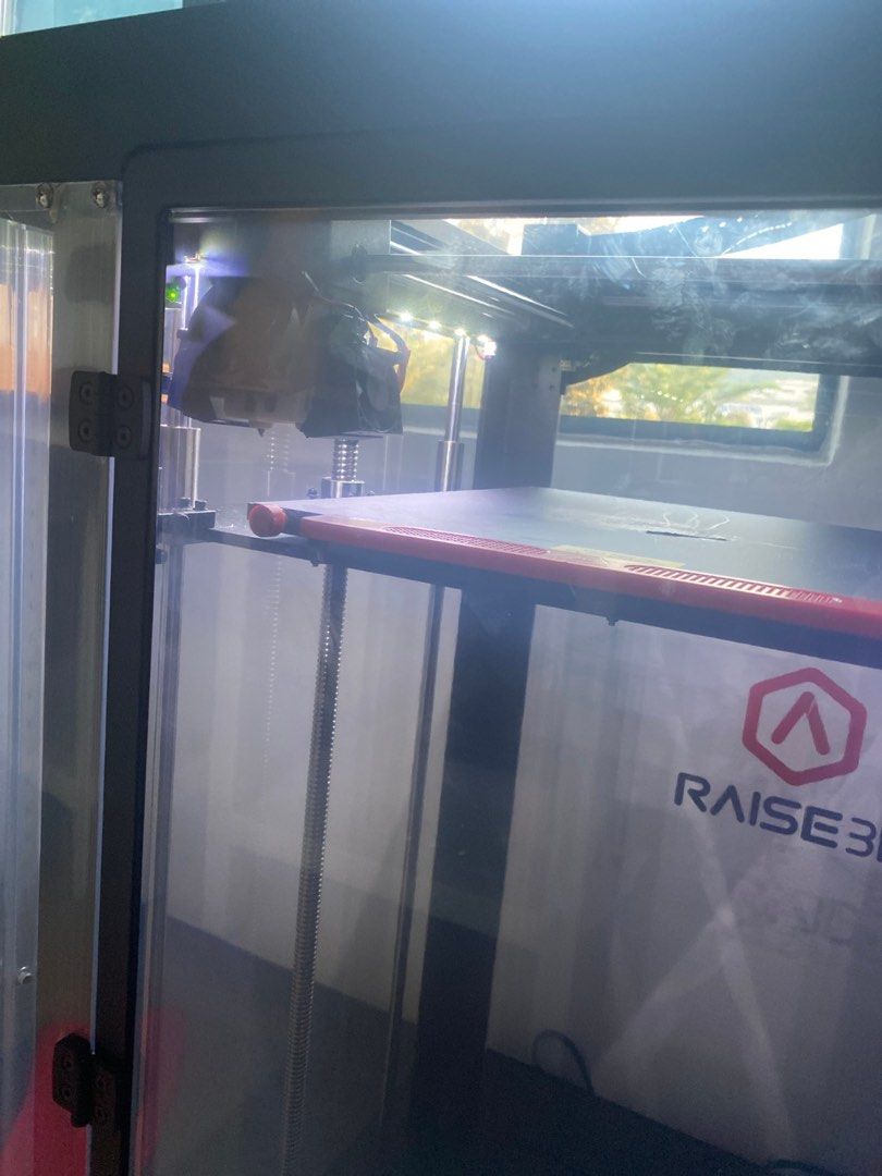 Raise3D Pro2 Plus 3D Printer (Category: Printers, Scanners & Copiers) located in Cheras. Submitted by nabil_imran (Listing ID 1451841982, Image 2). Description: RAISE 3D PRO 2 PLUS Build Volume (W×D×H) : Single Extrusion Print: 12×12×11.8 in / 305×305×605 mm. Dual Extrusion Print: 11×12×11.8 in / 280×305×605 mm. Machine Size (W×D×H) : 24.4×23.2×43.5 in / 620×590×1105 mm. Print Head : Dual-head with electronic lifting system. Filament Diameter : 1