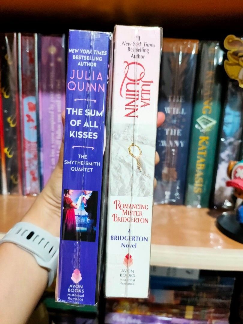 Random Genre MMPB Bundle (Category: Storybooks) located in Cebu City. Submitted by mybookaceshop (Listing ID 1451760763, Image 2). Description: 🌵Random Genre MMPB Bundle -if the whole lot 480 only or Buy 3 Get 1 100 ea title -The Sum of All Kisses by Julia Quinn -Romancing Mr. Bridgerton by Julia Quinn -Ki*ljoy by Julie Garwood -Slow Burn by Julie Garwood -Three Nights With a Scoundrel by Tessa Dare -Full Moon Rising by Keri Lake -Deadly Promise