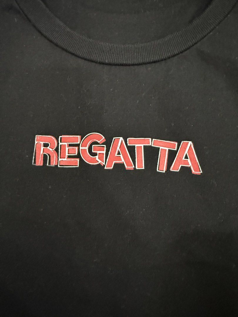 Regatta Black T-shirt Size L (Category: Tshirts & Polo Shirts ) located in Bocaue. Submitted by mhonluigo (Listing ID 1451844693, Image 2). Description: - Classic black t-shirt - Features Regatta logo on the front - Simple and versatile design - Ideal for casual wear - Tag indicates size L.
