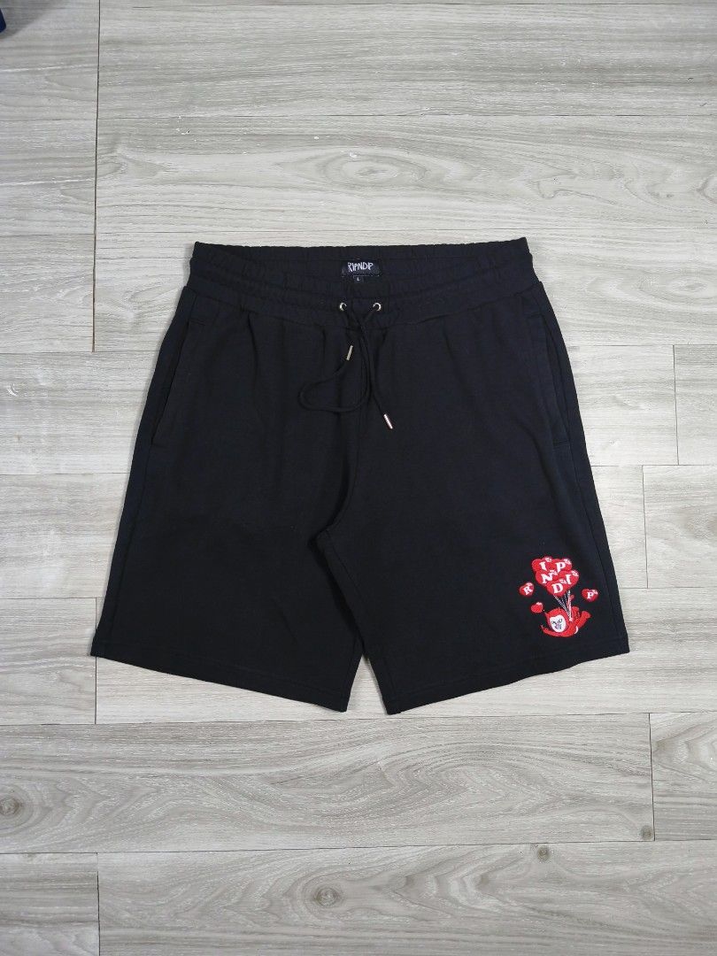 RipNDip Cupids Nightmare short (Category: Shorts) located in Paranaque City. Submitted by pickersform (Listing ID 1451805913, Image 1). Description: - RipNDip Cupids Nightmare cotton short - Size: Large waistline 30-36 / length 21 / opening 12 - Waistband: Elastic with drawstring - Style: Great for casual wear embroidered details .