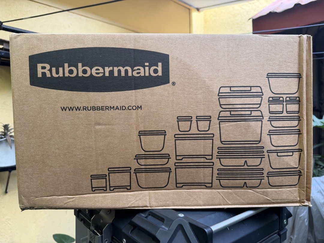 Rubbermaid food containers 100pcs (Category: Food Organization & Storage) located in Manila. Submitted by kaelstoypalace (Listing ID 1451734308, Image 1). Description: .