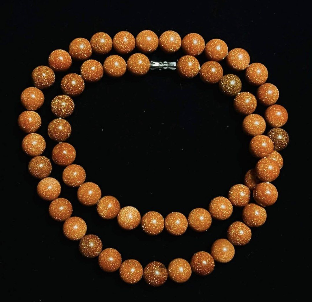 Sand Stone Beaded Necklace (Category: Necklaces) located in Cauayan City . Submitted by espiritucj (Listing ID 1451699649, Image 1). Description: - Beautiful sandstone beads with a lovely sparkle. - Strung on a durable cord. - Fastens with a secure silver-tone clasp. - Approximately 500mm (50cm) in length. - Versatile for everyday wear or special occasions..