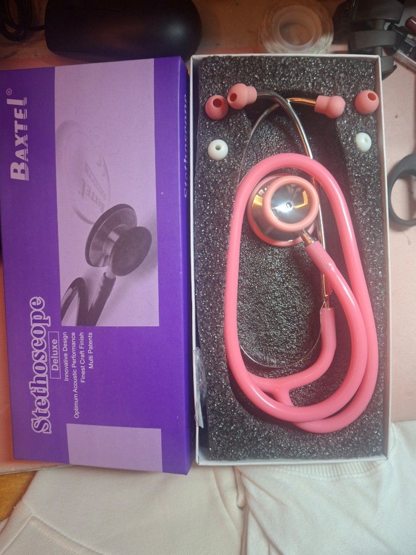 Selling my Baxtel Steth (Category: Medical Supplies & Tools) located in Manila. Submitted by iyaaa2521 (Listing ID 1451822352, Image 1). Description: Selling my Baxtel Steth RFS: No longer needed Available Stock: 1 Only used twice in school Comes with the box DM me if interested Only accepting gcash.