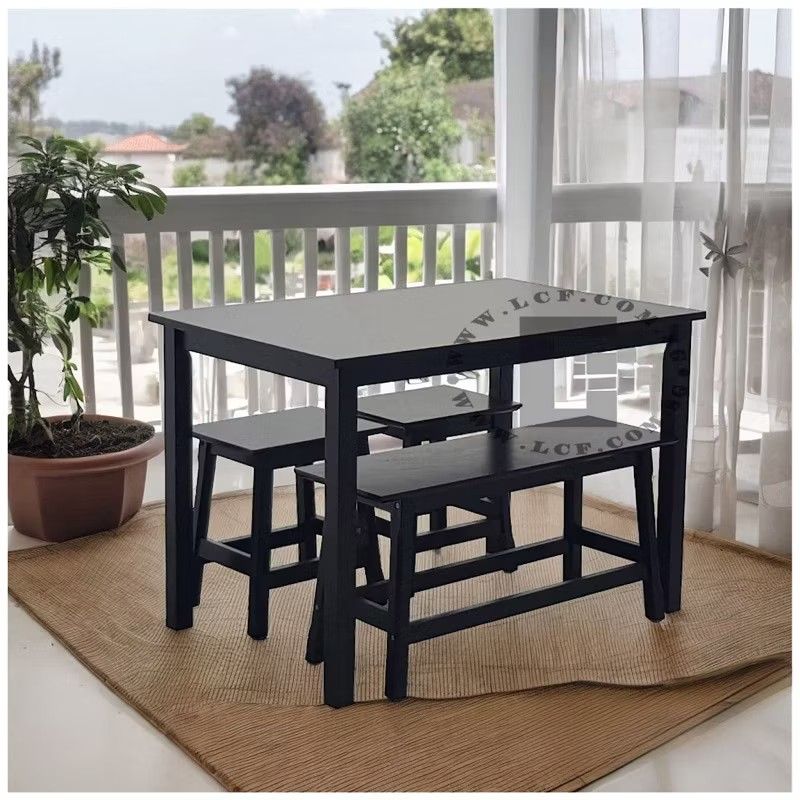 Solid Wood Table (Category: Tables & Sets) located in Singapore. Submitted by joggerislandfurniture (Listing ID 1451780922, Image 2). Description: 🗳Brand New 🛒Item Listed means AVAILABLE IN STOCK 📅FREE Delivery: 3-5working days. 📩Full payment to Company UEN before delivery **** ⚙️T&Cs apply. Pls read General Terms and Policies as stated in Carousell Bio.