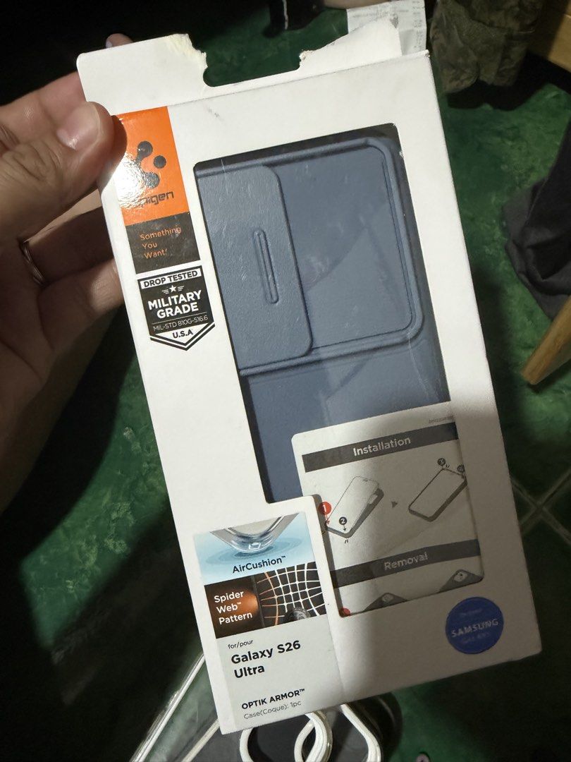 Spigen optik armor case - Samsung S26 Ultra (Category: Cases & Sleeves) located in Taguig. Submitted by qqq1795 (Listing ID 1451837027, Image 1). Description: RFS lost my s26 ultra while on motorbike last 08 Jul 2026 .