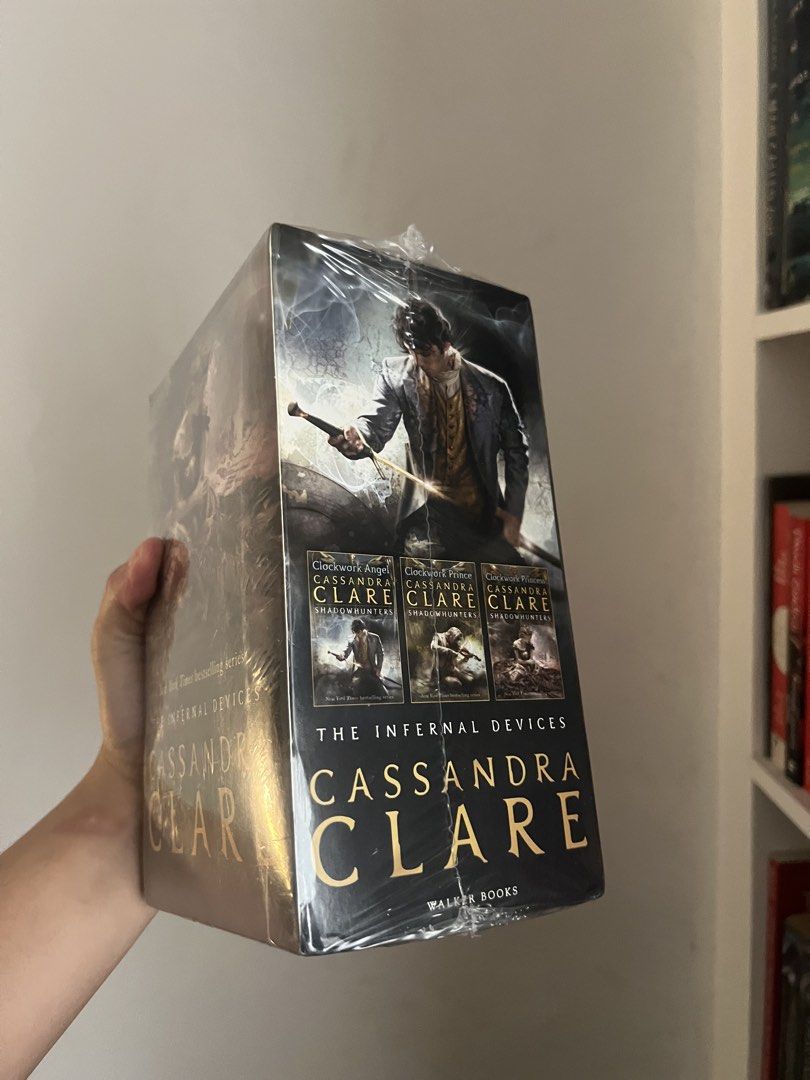 The Infernal Devices Box Set - Cassandra Clare (Category: Storybooks) located in Quezon City. Submitted by ellyvan (Listing ID 1451896848, Image 3). Description: - The Infernal Devices series by Cassandra Clare - Includes all three books: Clockwork Angel, Clockwork Prince, and Clockwork Princess - Sealed.
