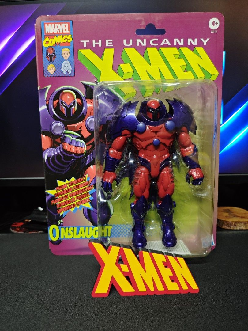 The Uncanny X-Men Onslaught Action Figure (Category: Figurines & Statues) located in San Juan City. Submitted by cratemax (Listing ID 1451808438, Image 1). Description: - Marvel Legends The Uncanny X-Men Onslaught action figure - From the classic X-Men comic series - Brand new, in original packaging - Essential for any Marvel collector - Add this iconic villain to your collection Price: 2,800 Loc: San Juan Manila Pick up, Lalamove or J&T.