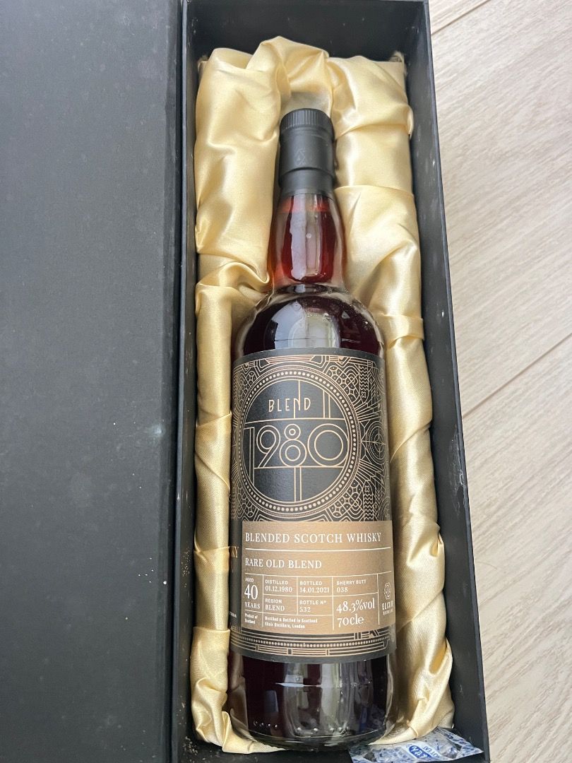 The Whisky Trail Rare Old Blend 1980 40年陳年蘇格蘭威士忌, 嘢食