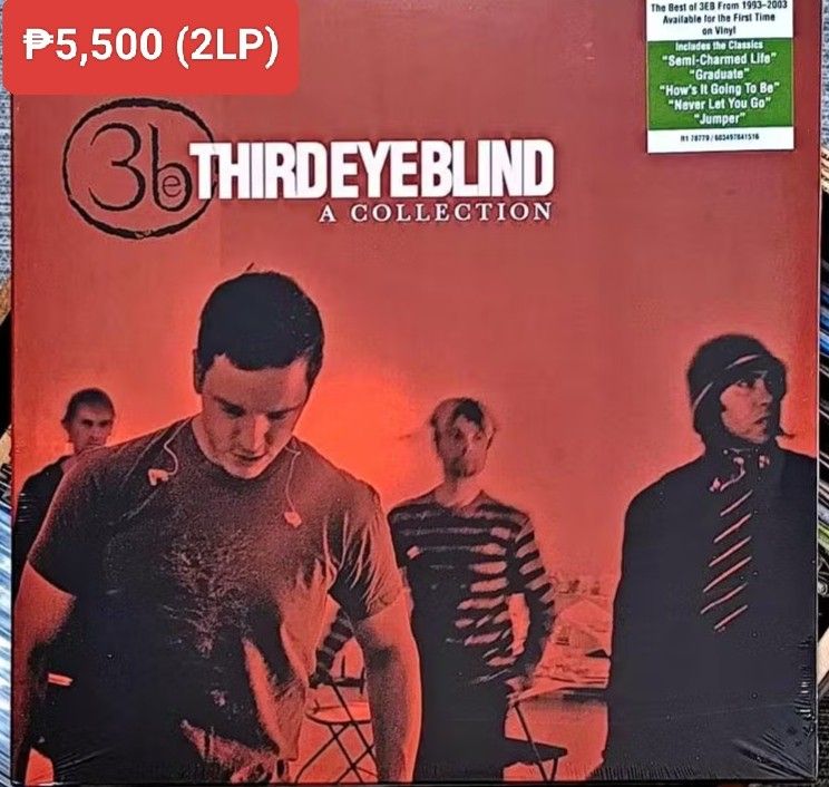 Third Eye Blind – A Collection | Vinyl (Category: Vinyls) located in Manila. Submitted by jhenaloymerchandise (Listing ID 1451871993, Image 1). Description: Third Eye Blind – A Collection | Vinyl 2LP = ₱5,500.
