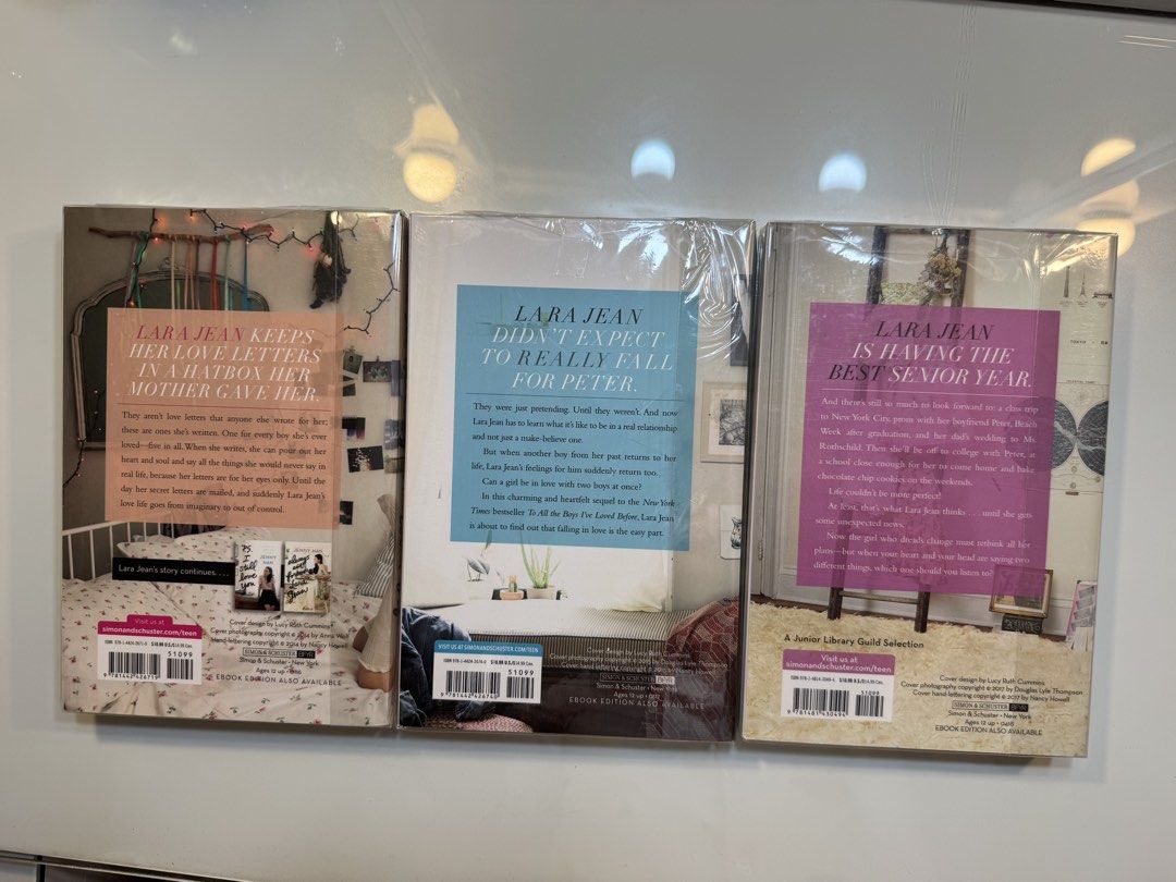 TO ALL THE BOYS TRILOGY (Category: Storybooks) located in Quezon City. Submitted by declutteringella (Listing ID 1451710042, Image 2). Description: never been read all sealed bought already with black marker marks on the bottom pages.