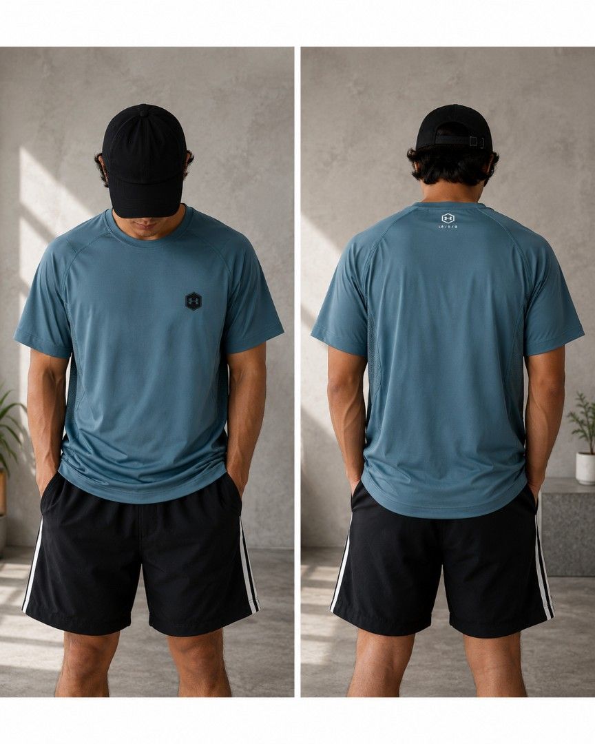 Under Armour men's athletic t-shirt (Category: Activewear) located in Tagbilaran City. Submitted by jahrafael (Listing ID 1451855466, Image 1). Description: .