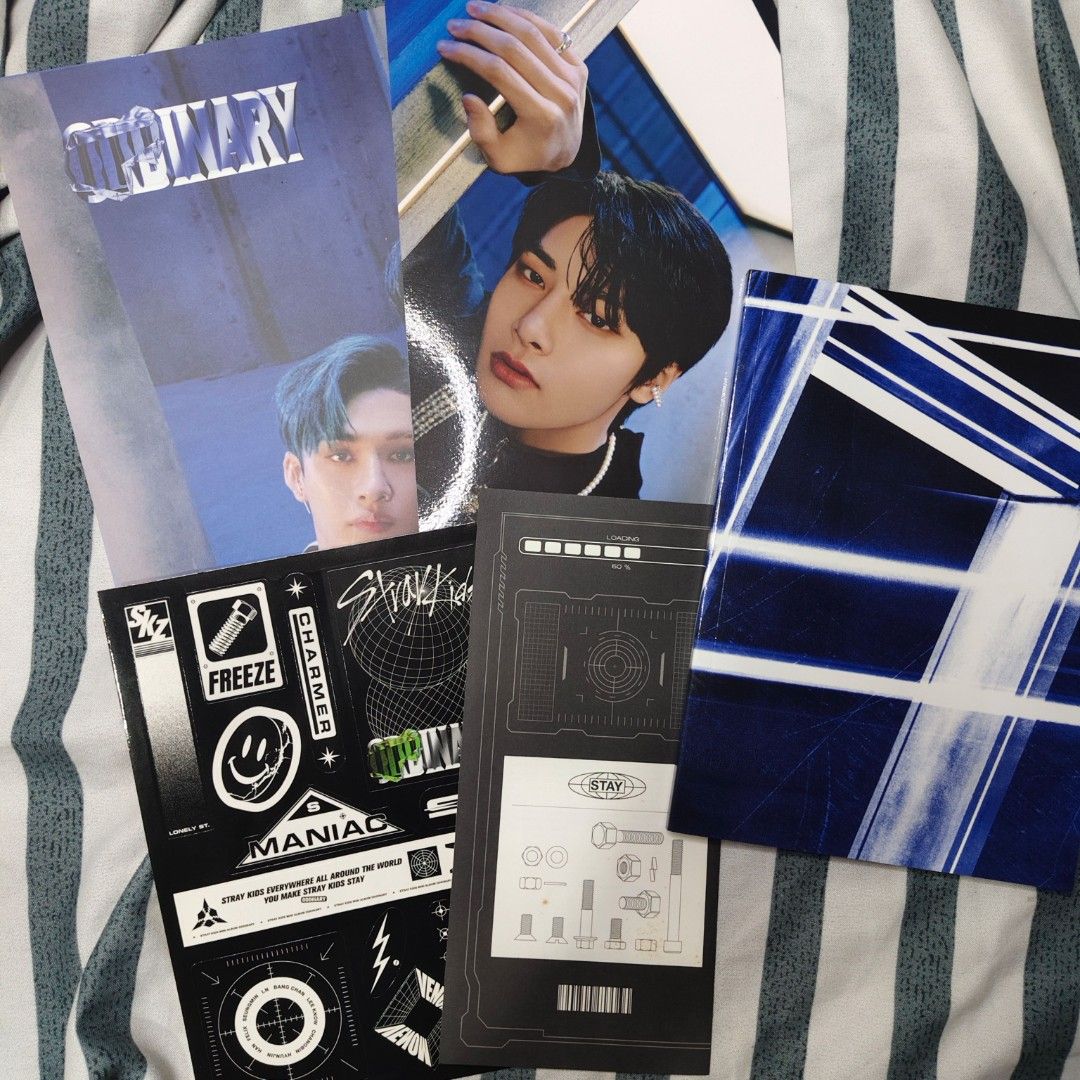 Unsealed Stray Kids ODDINARY Album (Category: CDs & DVDs) located in Quezon City. Submitted by 0915nd (Listing ID 1451723892, Image 3). Description: - Unsealed - OT8 Poster - IN Card - Sticker - And other inclusions as seen — can send more photos/video of the album, just message me rfs: decluttering 📌 MOP: GCash/BDO/Maribank 📌 MOD: Grab, Lalamove & LBC LOC: Marikina City reminders! 🍂 💌 strictly payment first 💌 shipping fee is shouldered by t