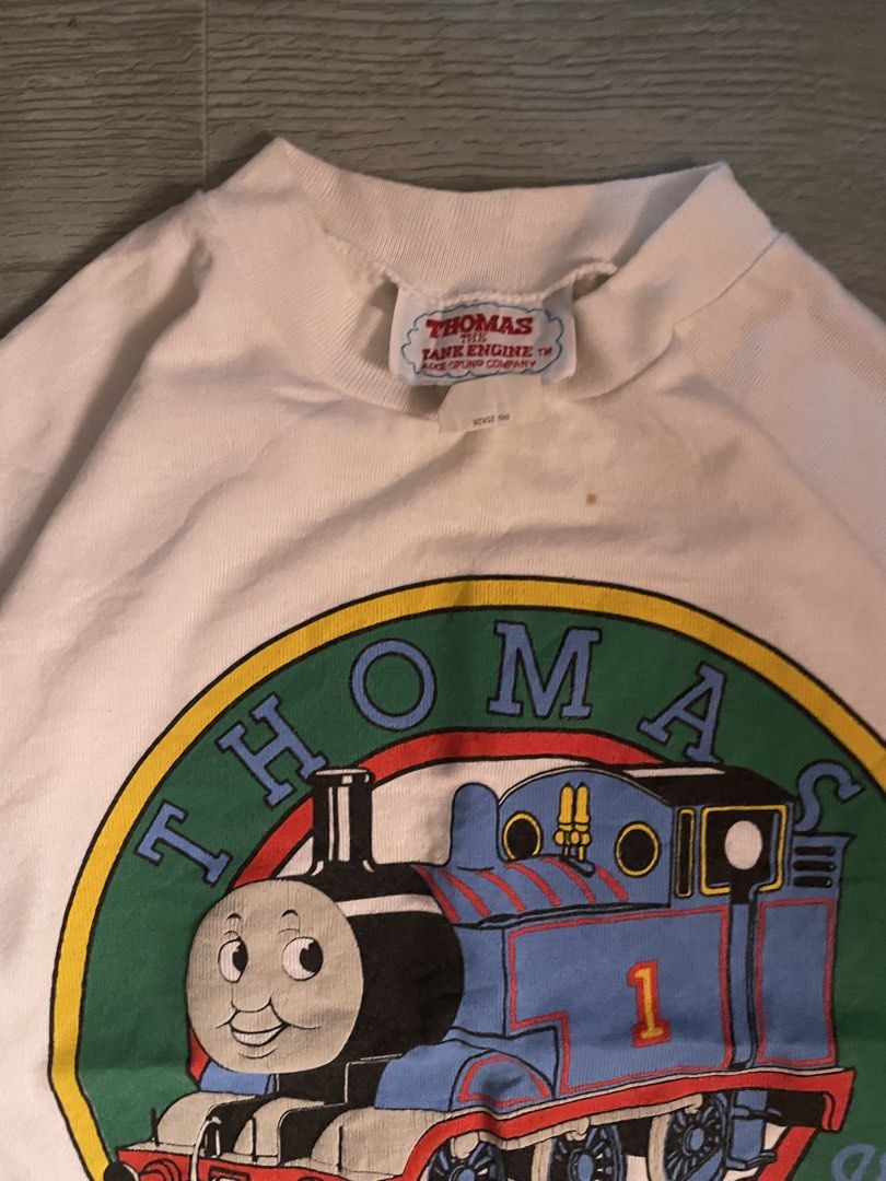 Vintage Thomas The Tank Engine 1992 Men s Fashion Tops Sets 