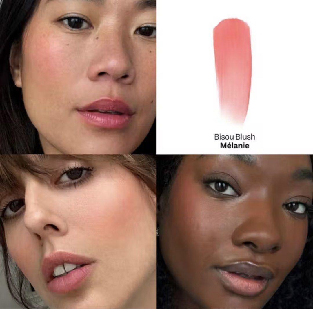 VIOLETTE_FR Bisou Blush Matte Cream Blush Stick (Category: Makeup) located in Pasig City. Submitted by holllyyyy (Listing ID 1451843321, Image 2). Description: Shade in Melanie (coral pink) barely used. With built-in brush. It has a nice mild lemon scent that’s not too overpowering. 😋 RFS: Decluttering.