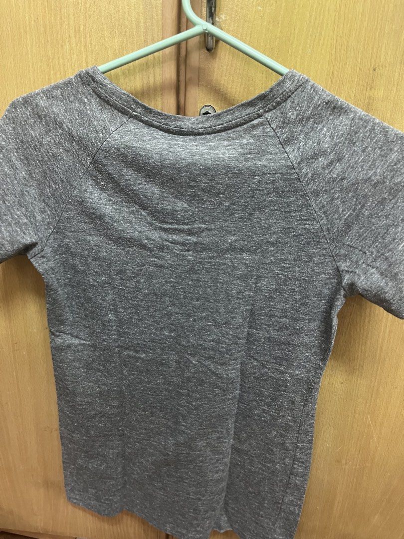 Adidas Grey V-Neck T-Shirt (Category: Shirts) located in Manila. Submitted by cccuyyy (Listing ID 1451952076, Image 2). Description: - Grey Adidas T-shirt - V-neck style - Short sleeves - Small Adidas logo on front - Perfect for workouts or casual wear - Comfortable material.