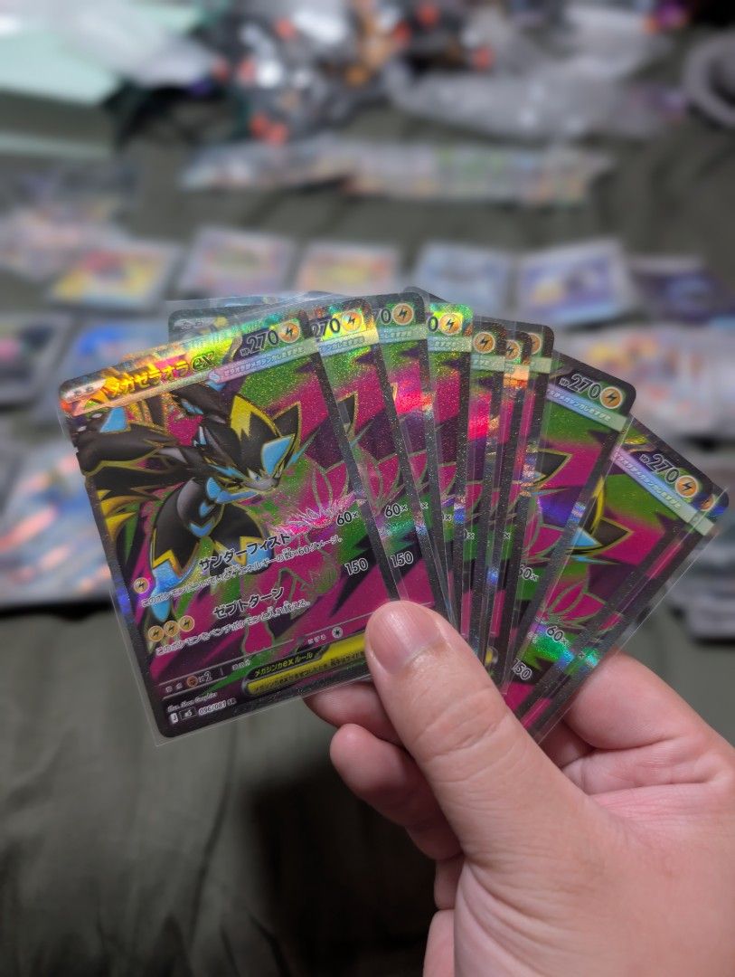 Assorted characters (Category: Raw Cards) located in Singapore. Submitted by jermmc (Listing ID 1451968024, Image 9). Description: Abyss Eye SAR SR AR etc for sale all below PC (60-90%) includes SAR, SR check other listing for ARs Mega Darkrai EX $310 Mega Chandelure EX $24 Gwynn SAR $38 Misty SR $old Gwynn SR $18 Gladion SR $4 Rust Syndicate SR $3 Mega Darkrai SR $16 Mega Chandelure SR $7 Mega Zeraora SR $6 Mega Excadrill SR $5.