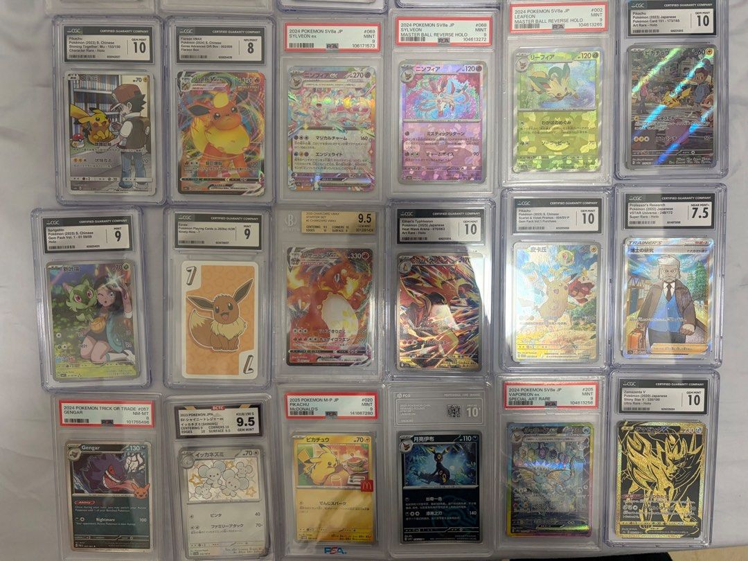 Assorted Pokemon Slabs (Category: Graded Cards) located in Singapore. Submitted by bezel (Listing ID 1451348310, Image 3). Description: Assorted slabs, just offer with pricing.. best with screenshots! Looking to clear and can do bulk pricing .