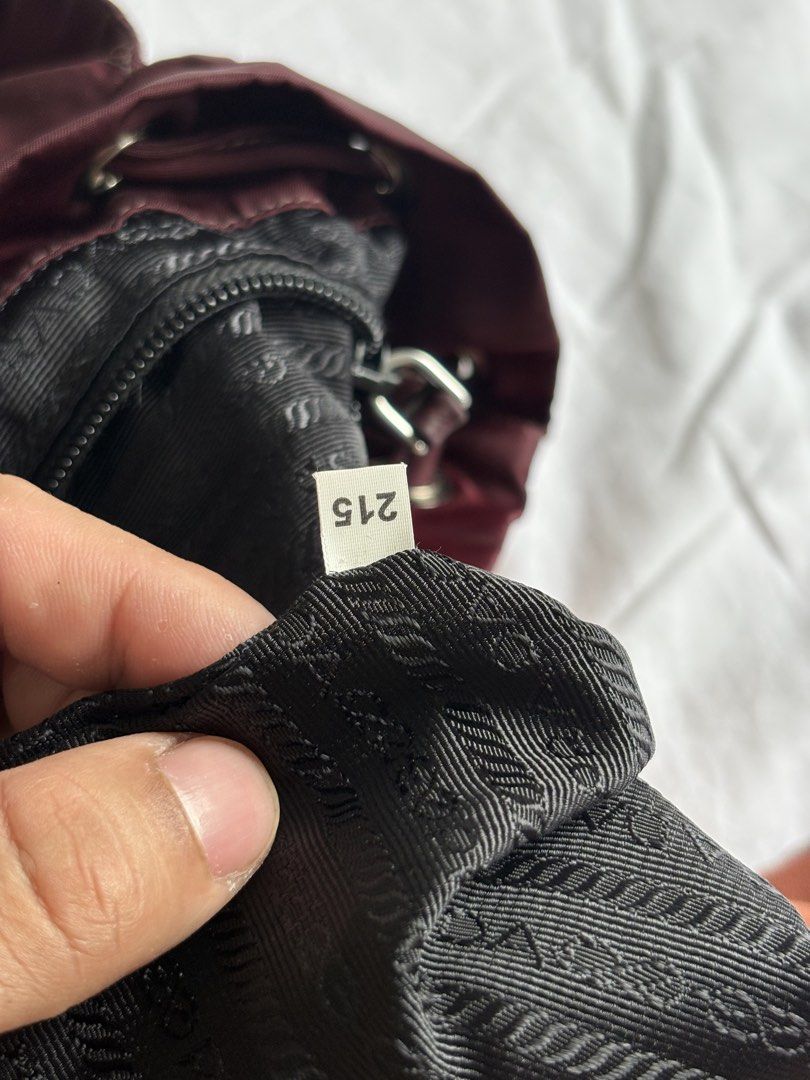 Authentic Prada Nylon Burgundy Backpack (Category: Luxury Bags & Wallets) located in Manila. Submitted by snatchmybag (Listing ID 1451934315, Image 3). Description: .