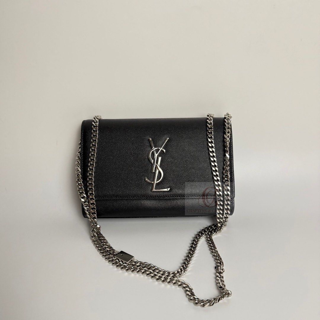 Authentic YSL Kate Small (Category: Luxury Bags & Wallets) located in Manila. Submitted by chaptersnclutches (Listing ID 1452097128, Image 1). Description: ‼️ 𝗡𝗢𝗧 𝗣𝗢𝗦𝗧𝗜𝗡𝗚 𝗘𝗩𝗘𝗥𝗬𝗧𝗛𝗜𝗡𝗚 𝗧𝗢 𝗔𝗩𝗢𝗜𝗗 𝗣𝗛𝗢𝗧𝗢 𝗚𝗥𝗔𝗕𝗕𝗜𝗡𝗚 - 𝗗𝗠 𝗨𝗦 𝗙𝗢𝗥 𝗗𝗘𝗧𝗔𝗜𝗟𝗘𝗗 𝗣𝗛𝗢𝗧𝗢𝗦. ‼️ ✅ RANK AB ✅ + ₱2,500 for LG/Entrupy ✅ Crossbody/Shoulder bag ✅ Grained leather ✅ W 7.75 inches/ 19.5cm, H 5.35 inches/ 13.5cm, D 2 inches/ 5cm ✅ Min. S