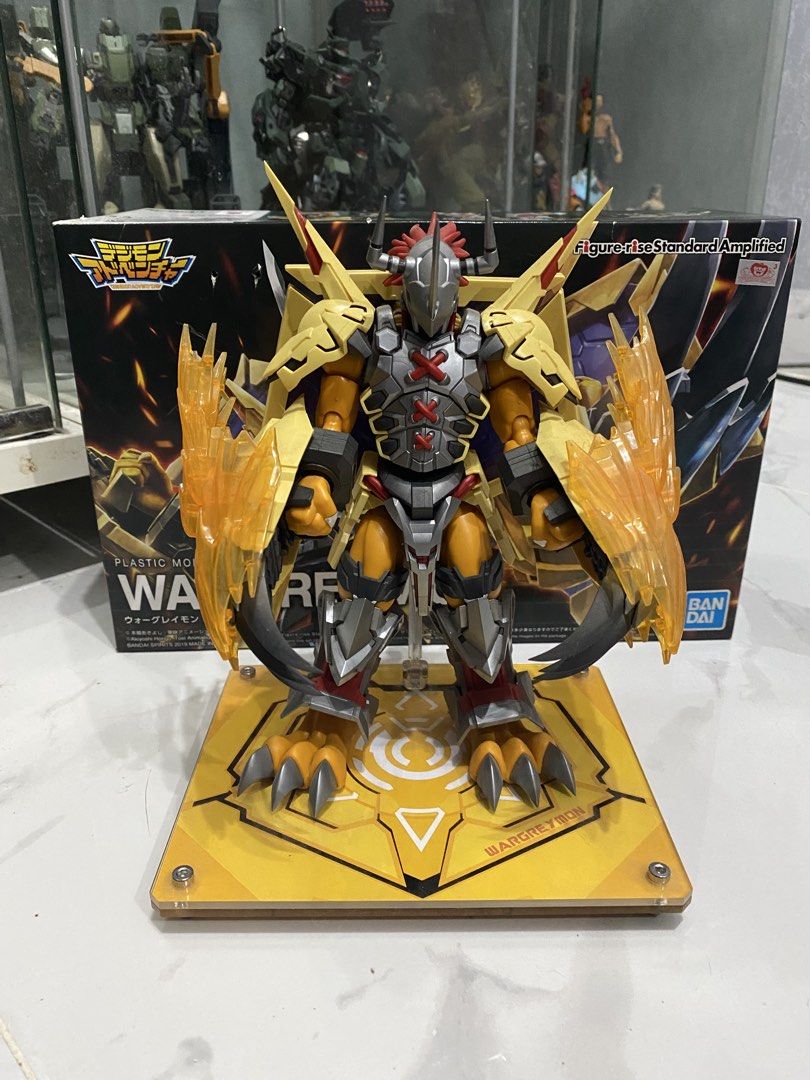 Bandai Figure-rise Standard Amplified Wargreymon Plastic Model Kit (Category: Toys & Games) located in Petaling Jaya. Submitted by toys_collecter (Listing ID 1452003899, Image 1). Description: - Bandai Figure-rise Standard Amplified Wargreymon plastic model kit - Released in 2019 - Features great detail and articulation - Comes with a display base - Original box is included.