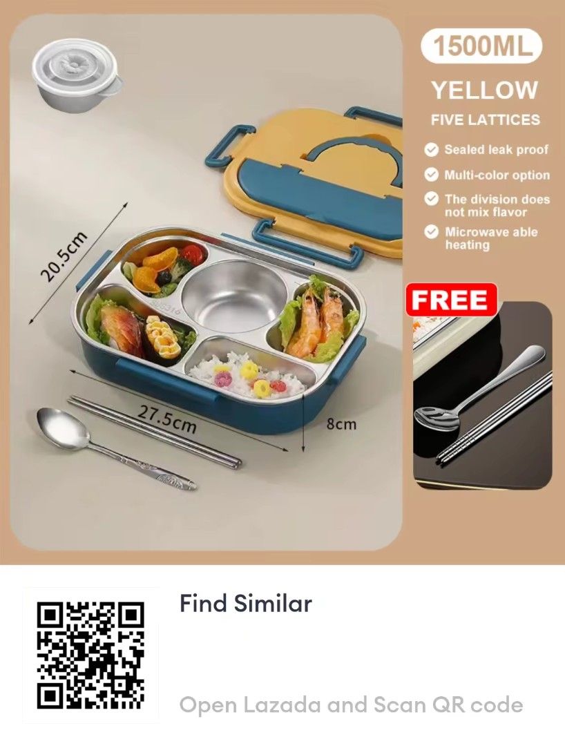 Bento lunch box (Category: Weaning & Toddler Feeding) located in Manila. Submitted by she1026 (Listing ID 1452088796, Image 1). Description: brand new but no box bento lunch box good for schooling rfs: malaki pra s lagyan ng lunch box ng anak ko. mop: gcash mod: lalamove or any 3rd party courier PS: PAYMENT FIRST DAHIL NA SCAM NAKO DTI!!.