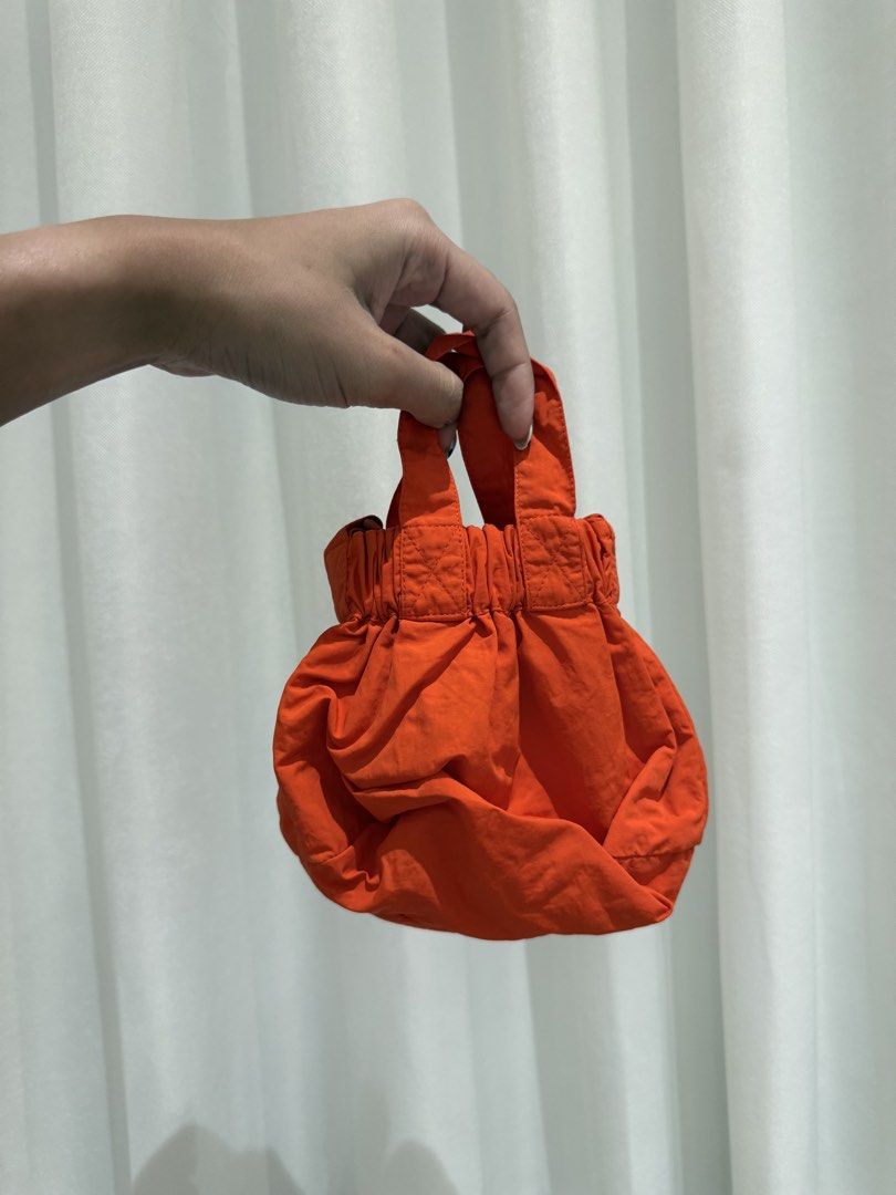 Beyond the Vines Micro Dumpling Bag in Orange (Category: Shoulder Bags) located in Angeles City. Submitted by declutterstudio (Listing ID 1452068644, Image 2). Description: .
