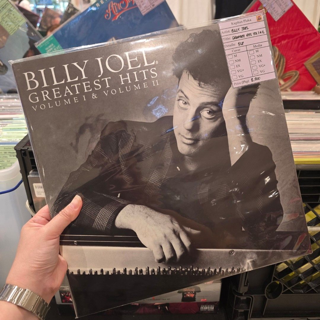 Billy Joel-Greatest Hit Vol 1 & 2 (2LP) (Category: Vinyls) located in Taguig. Submitted by Kapitan_Plaka (Listing ID 1451995301, Image 1). Description: Condition Cover: Excellent Media: Excellent.