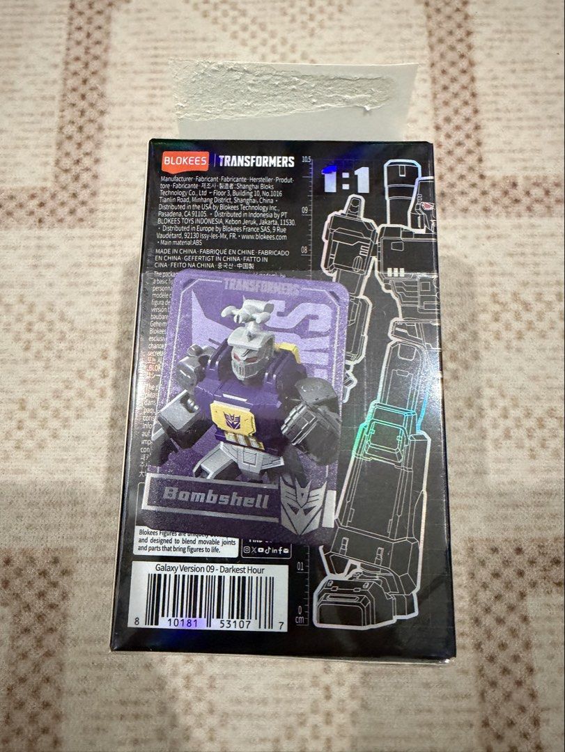 Blokees Bombshell (Category: Toys & Games) located in Mentakab. Submitted by phungsuk (Listing ID 1452074952, Image 1). Description: Blokees GV Bombshell item belum pasang belum scan pos 8sm 15ss .