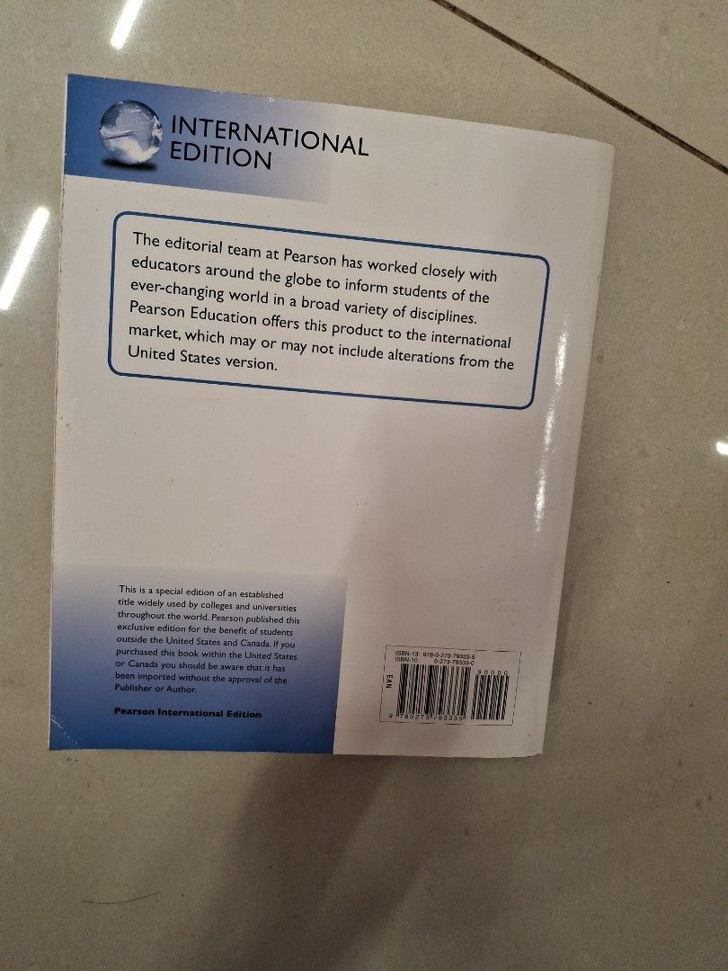 Building Java Programs International Edition Pearson (Category: Textbooks) located in Singapore. Submitted by mfibp (Listing ID 1451993115, Image 2). Description: - International Edition: Building Java Programs textbook - Third Edition - Authors: Stuart Reges & Marty Stepp - Publisher: Pearson - Focuses on a 'Back to Basics' approach - Ideal for learning Java programming.