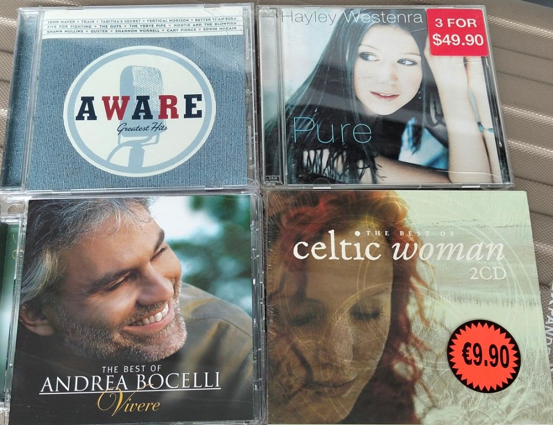 Cd ,. each (Category: CDs & DVDs) located in Singapore. Submitted by cdone (Listing ID 1451949666, Image 3). Description: Collect at 210683 from 1 pm daily.