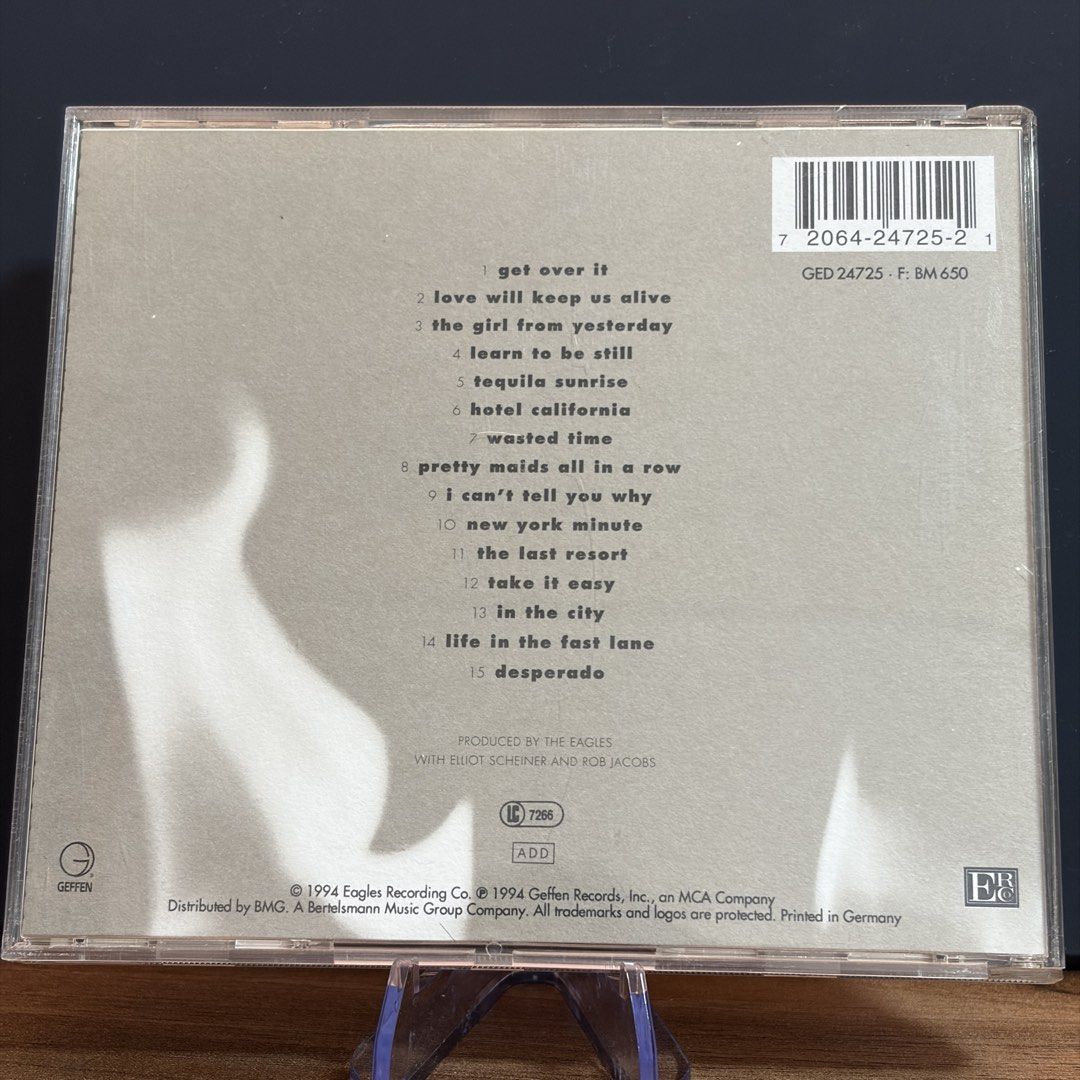 CD - Eagles (Category: CDs & DVDs) located in Singapore. Submitted by joyfarm (Listing ID 1452068150, Image 2). Description: .