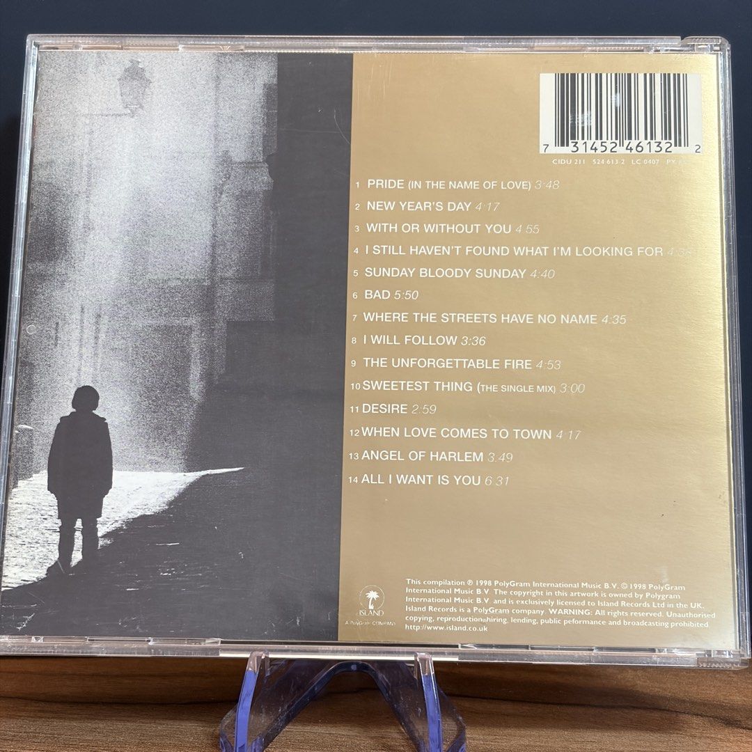 CD - U2 (Category: CDs & DVDs) located in Singapore. Submitted by joyfarm (Listing ID 1452060440, Image 2). Description: .