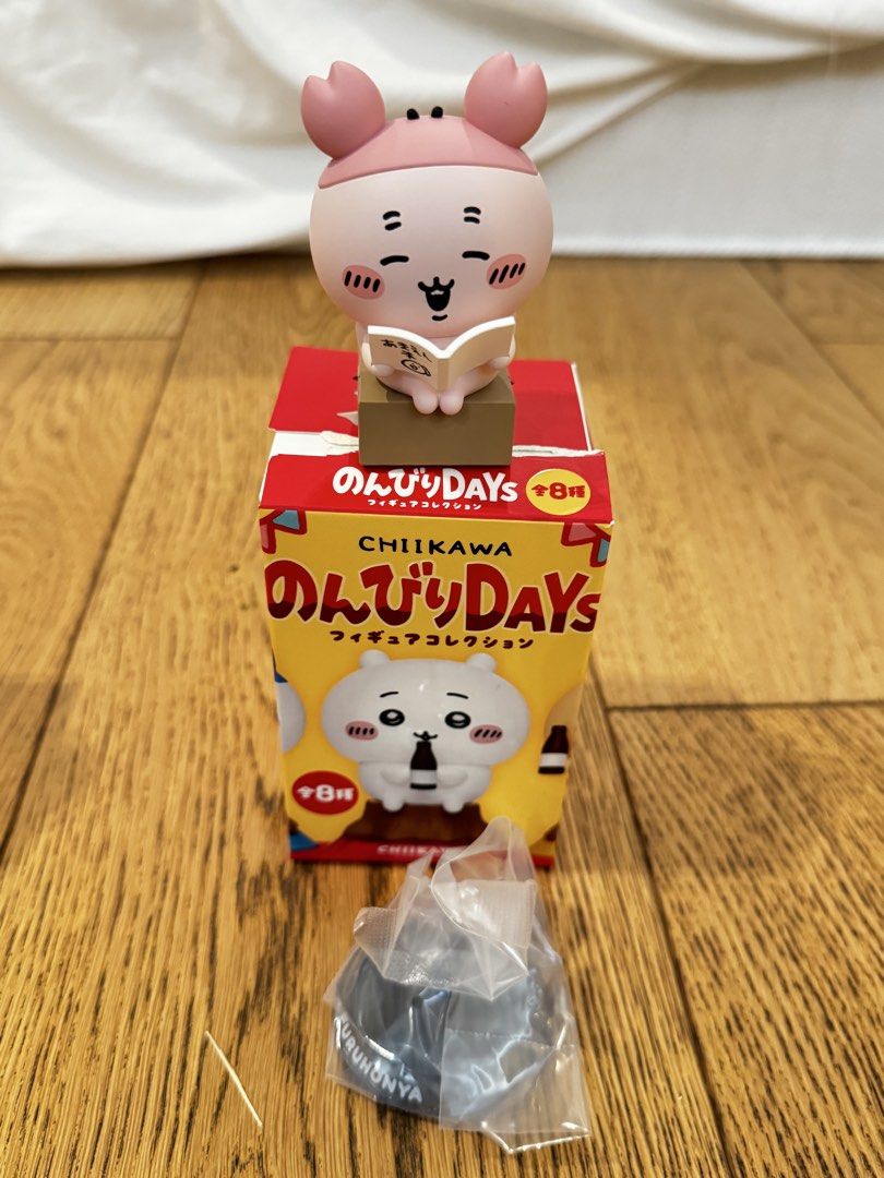 Chiikawa Nonbiri Days Figure Collection Blind Box （分類：動漫角色周邊）位於 Hong Kong。 由 valch01 提交（商品編號 1452021703，圖片 2）。簡介： Hachiware - $70 Sold ❌ Momonga - $60 Sold ❌ Furuhanya - $60。