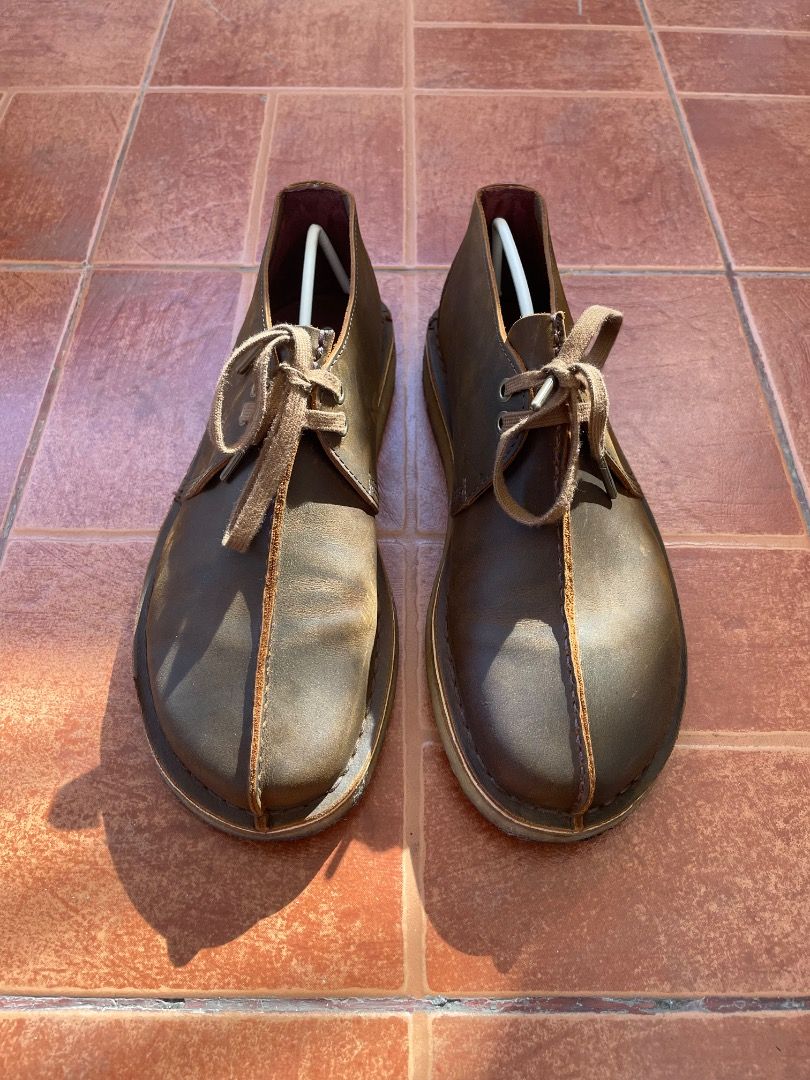 Clarks Desert Trek (Beeswax) (Category: Casual Shoes) located in Binan City. Submitted by winter.sells (Listing ID 1451933231, Image 2). Description: Description: 9/10 condition (minimal creases, no sole separation, minimal heel drags & dirty outsole) With original box, papers, hang tags & extra laces First owner, not thrifted Payment: Bank transfer (BDO & BPI) or GCash only. Shipping c/o of buyer.