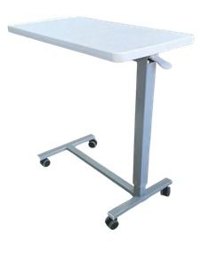 Cura the Basic Premium Overbed Table (Category: Medical Supplies & Tools) located in Selayang. Submitted by yayakatilhospital (Listing ID 1451918213, Image 1). Description: Cura the Basic Premium Overbed Table - Adjustable height & tabletop angle - Strong & durable frame - Patient-friendly design with wheels & brakes - Non-slip, easy-to-clean surface - Versatile for multiple bed-side uses - Size: (H 105cm) x (L 80cm) x (W 40cm) - SKU: 66453370219