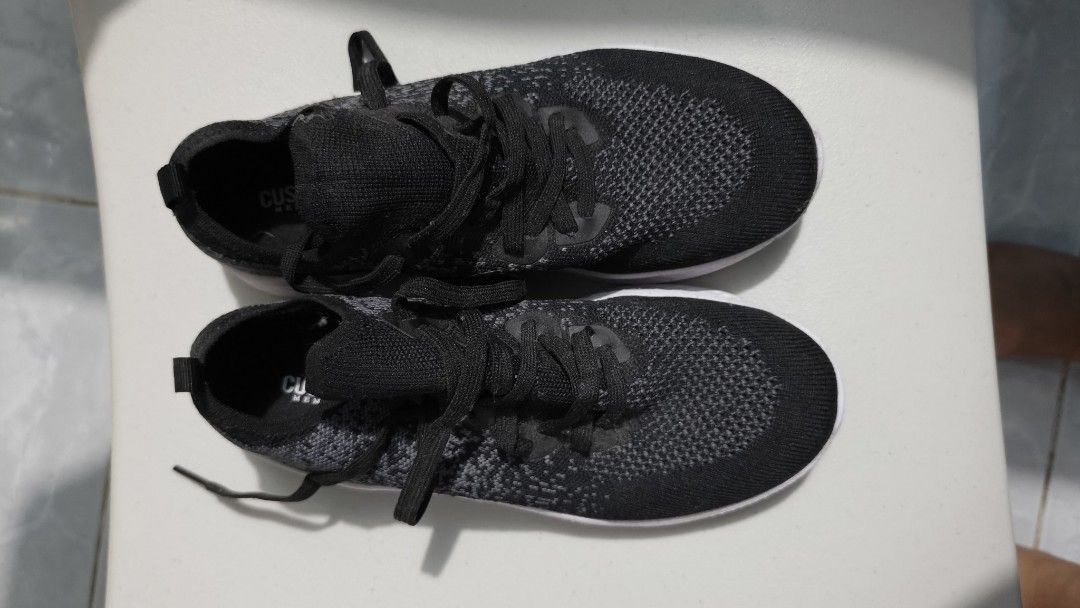 Cushion Aire Memory Foam Sneakers Size 8 1/2 (Category: Sneakers) located in Muntinlupa City. Submitted by ichigojamz (Listing ID 1452005098, Image 1). Description: - Stylish black and grey knit sneakers - Secure lace-up closure - Cushion Aire Memory Foam insoles for ultimate comfort - Size: 8 1/2 - Ideal for everyday wear and light exercise.