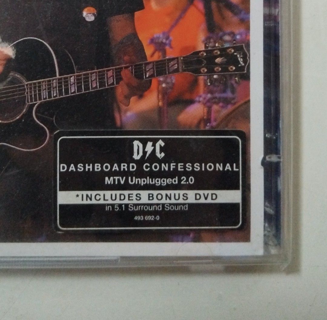 DASHBOARD CONFESSIONAL - MTV UNPLUGGED ( CD+DVD ) (Category: CDs & DVDs) located in Makati City. Submitted by KAMUSIKATAYO (Listing ID 1451943503, Image 2). Description: VERY GOOD CONDITION.