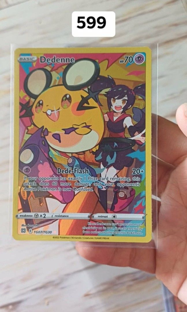 Dedenne #TG07 Pokemon Brilliant Stars (Category: Raw Singles) located in San Fernando. Submitted by __janexm (Listing ID 1451966079, Image 1). Description: negotiable mop:gcash mod: spx or jnt.