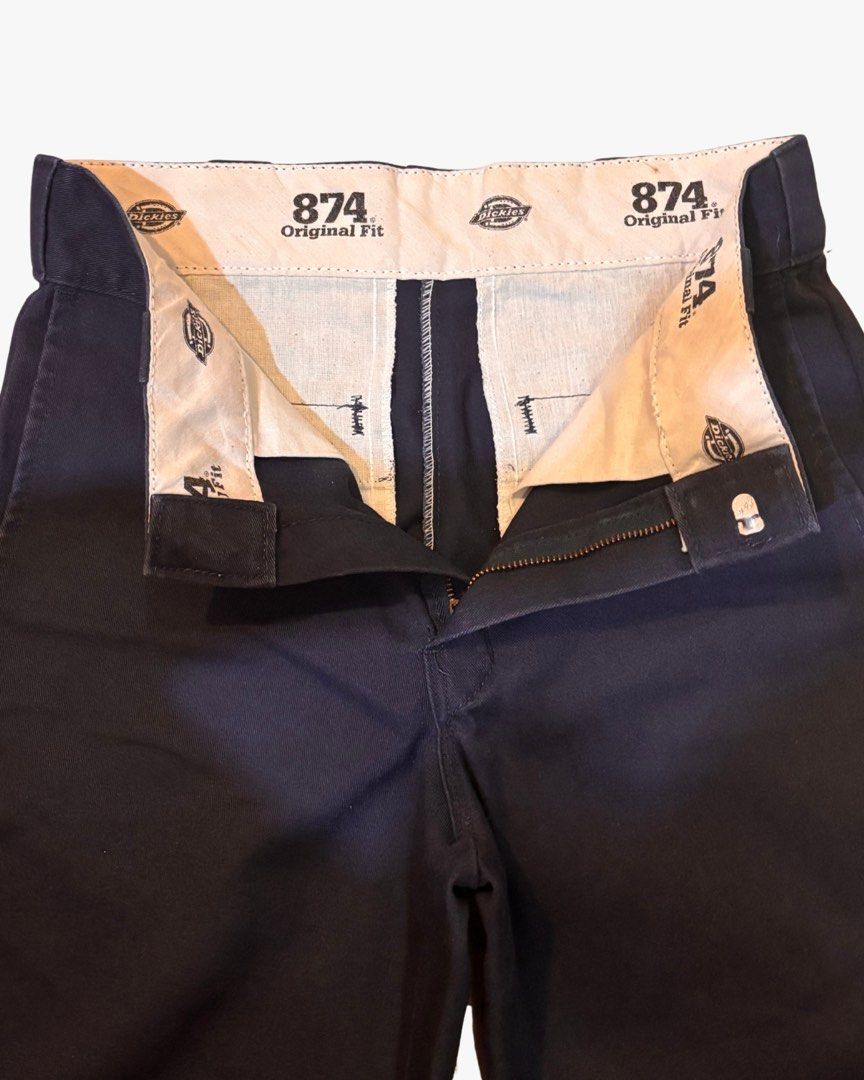 Dickies 874 Original Fit Navy Blue Work Pants (Category: Other Bottoms) located in Taguig. Submitted by umiscart (Listing ID 1452081606, Image 2). Description: Classic Dickies 874 work pants in navy blue. Original fit, durable and versatile for work or casual wear..