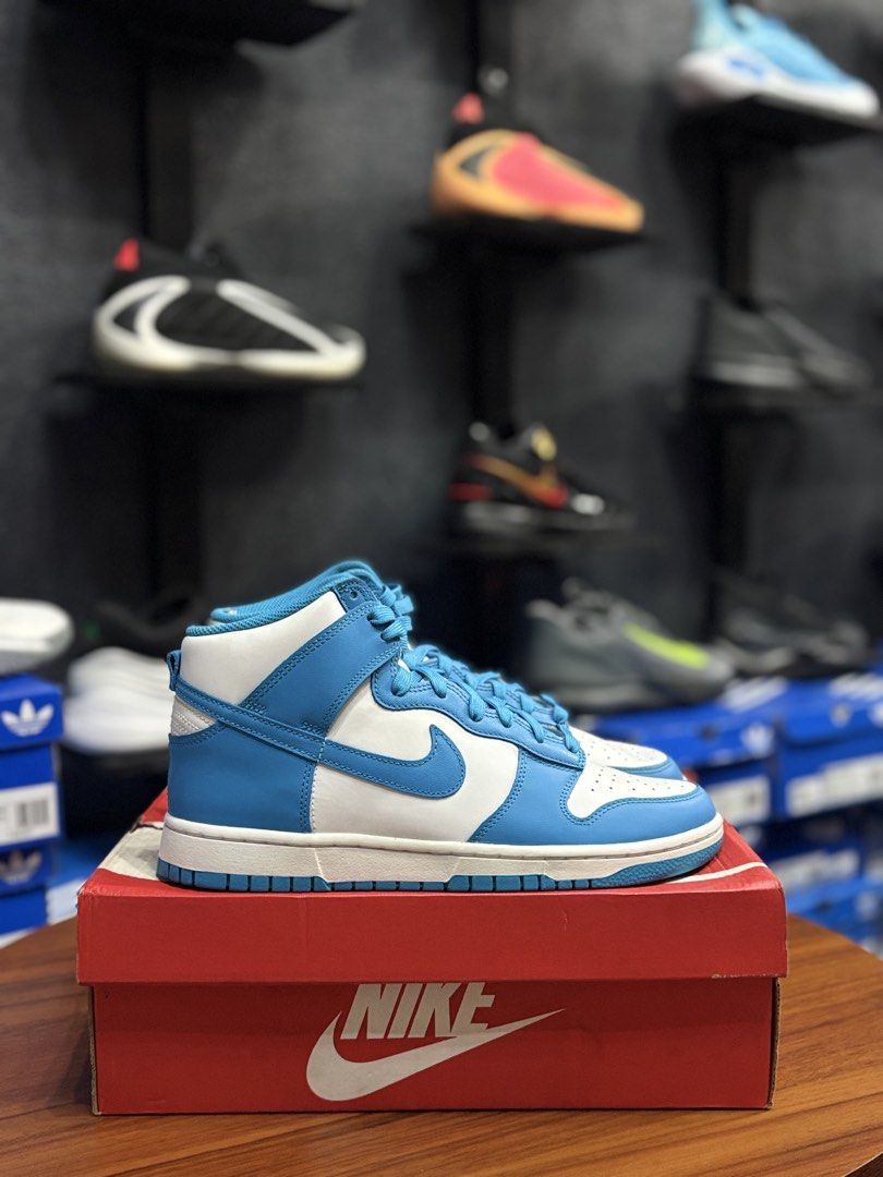 Dunk High Laser Blue (Category: Sneakers) located in Cavite. Submitted by jairo13 (Listing ID 1451910056, Image 1). Description: Dunk High Laser Blue 9.5us | Brandnew ₱1,995.00 Ig&Fb: ShoesoleCavite 📍Silang,Cavite 🚚Jrs / Lbc / Lalamove 💵Gcash / Gotyme / Bdo.