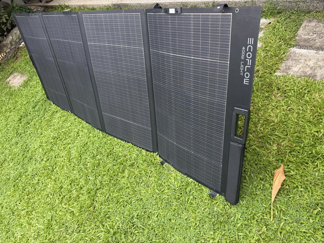 EcoFlow 400W Portable Solar Panel (Category: Hiking & Camping) located in Makati City. Submitted by heisenberg185 (Listing ID 1451970466, Image 1). Description: EcoFlow 400W Portable Solar Panel Lite Selling my EcoFlow 400W Portable Solar Panel Lite. It’s in excellent condition and works perfectly. Used only a handful of times and always well taken care of. It looks almost like new. No issues, no damage, and everything functions exactly as it sho
