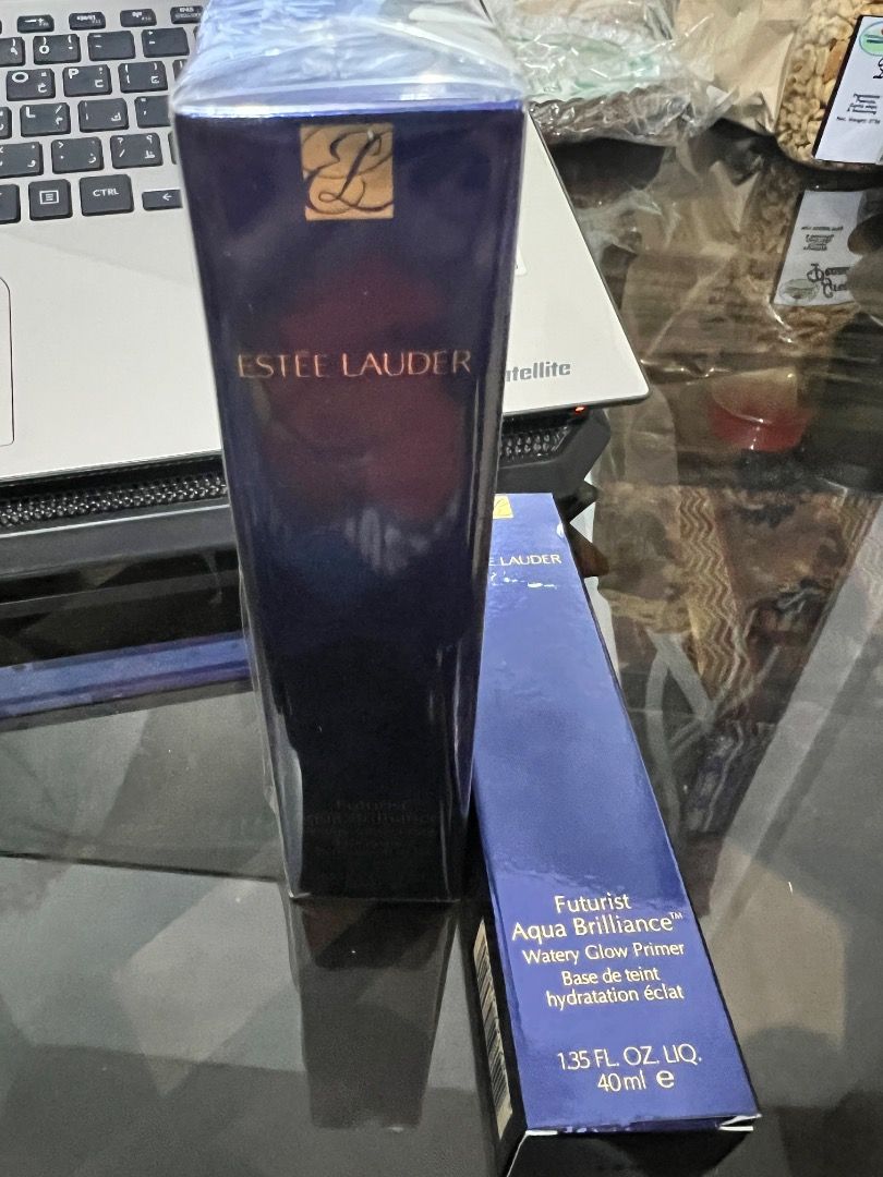 Estee Lauder watery glow primer (Category: Makeup) located in Pasig City. Submitted by tlnmakeupandperfumes (Listing ID 1452093058, Image 2). Description: The Estée Lauder Futurist Aqua Brilliance™ Watery Glow Primer is highly regarded as an excellent, lightweight, and hydrating product designed for a dewy, glowing finish. It excels at providing intense hydration, acting as a smooth base for makeup, and creating a breathable barrier, making it pa