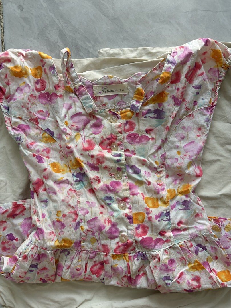 Fairy Kids Dress (Category: Babies & Kids Fashion) located in Lipa City. Submitted by riz022 (Listing ID 1452008806, Image 2). Description: Cute floral dress.